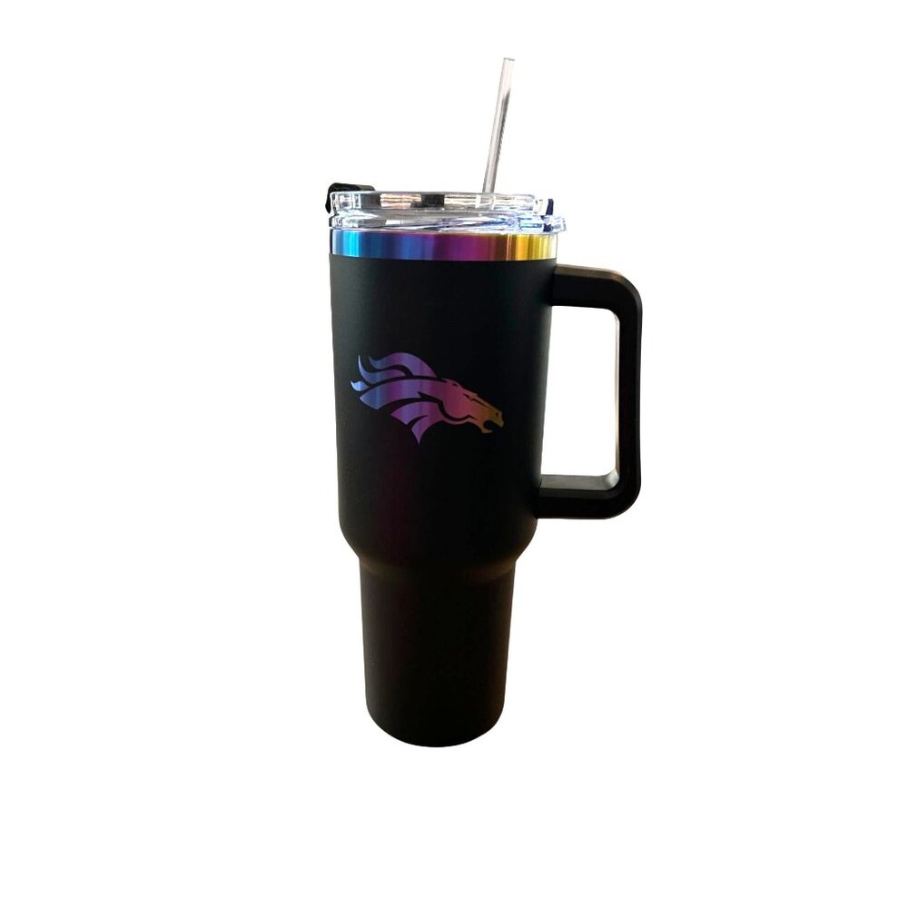 NWT 40 Oz Denver Broncos 40 oz. COLOSSUS Travel Mug